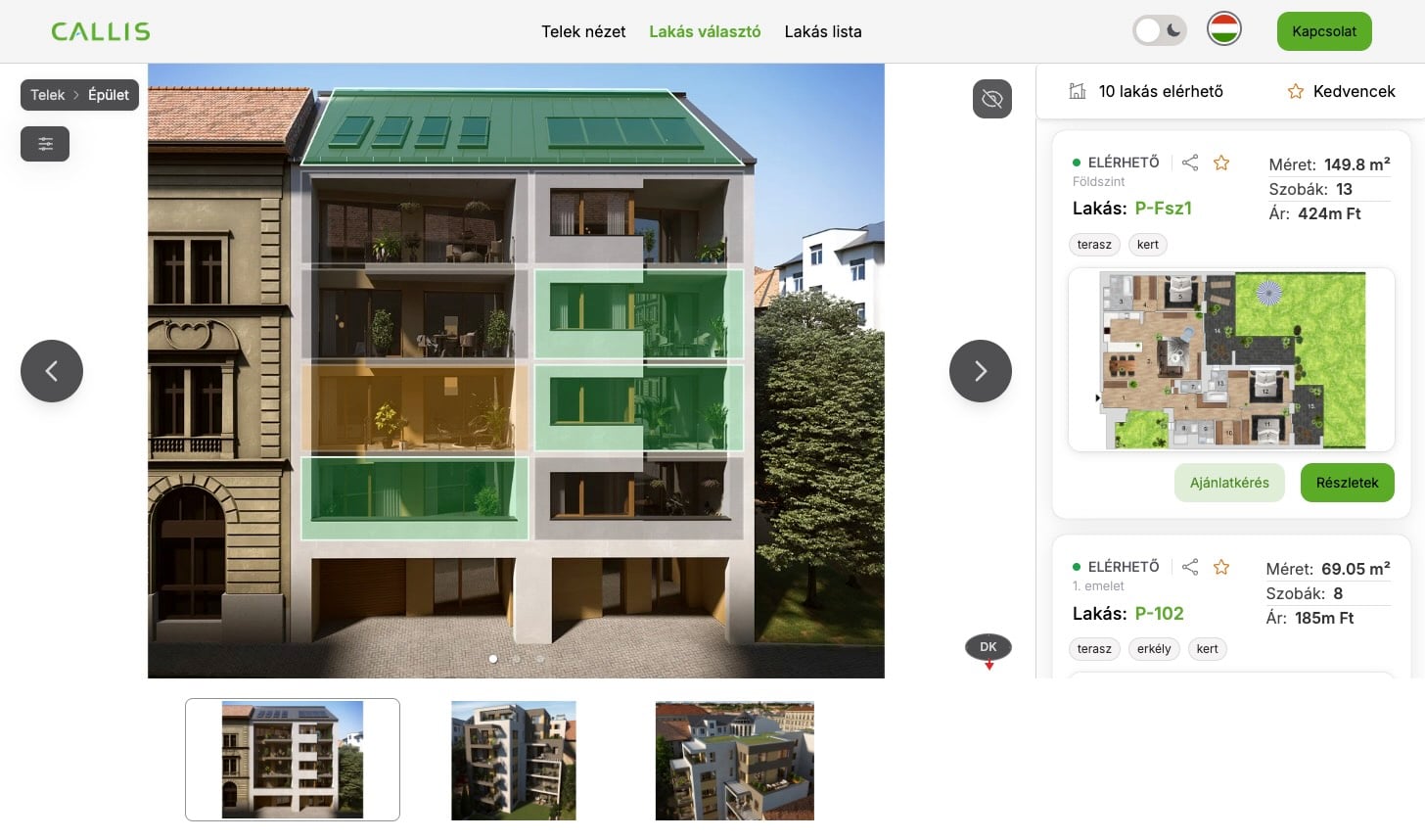 Callis Ingatlan case study