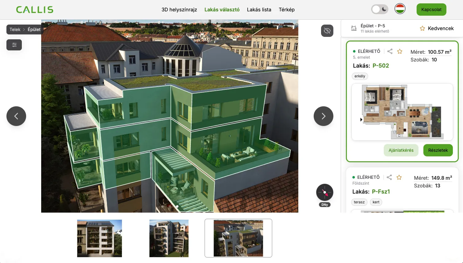 Callis Ingatlan – project overview