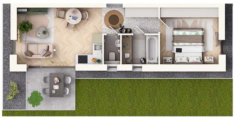 Apartment cards in your brand